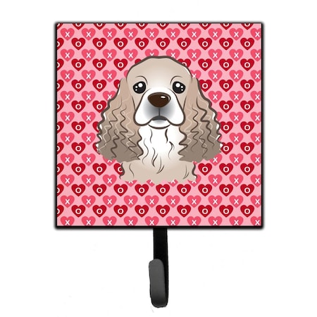 Carolines Treasures Cocker Spaniel Hearts Leash or Key Holder BB5286SH4